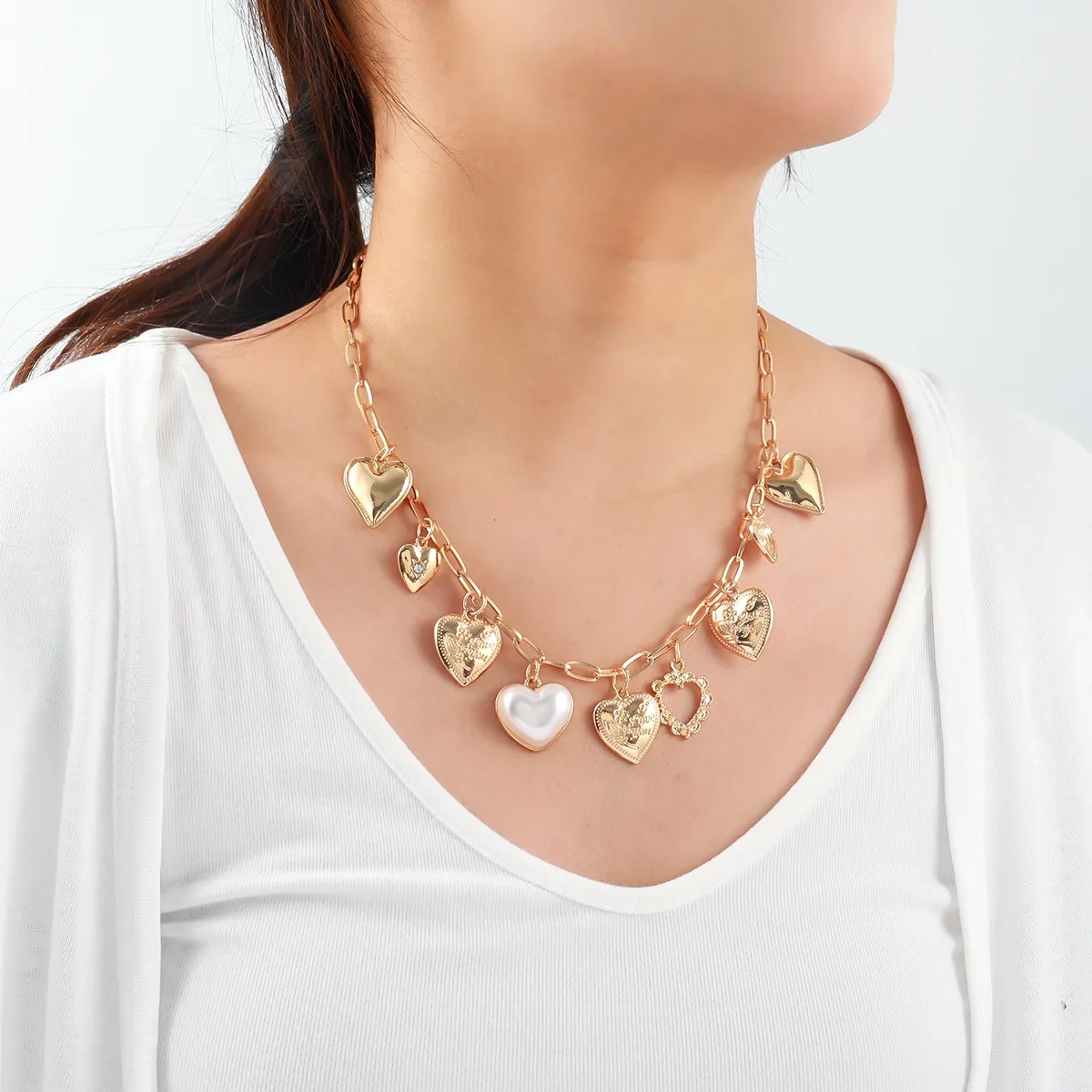 Gold Cowboy Boot Pendant Necklace Twist Chain Western Style Minimalist Trendy Women Accessory