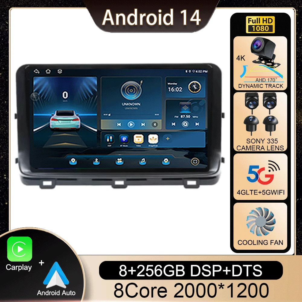 

Android 14 WIFI+4G Carplay Auto Car Radio For Kia Ceed 3 CD 2018-2022 Multimedia Video Player Navigation Stereo DSP GPS No 2din