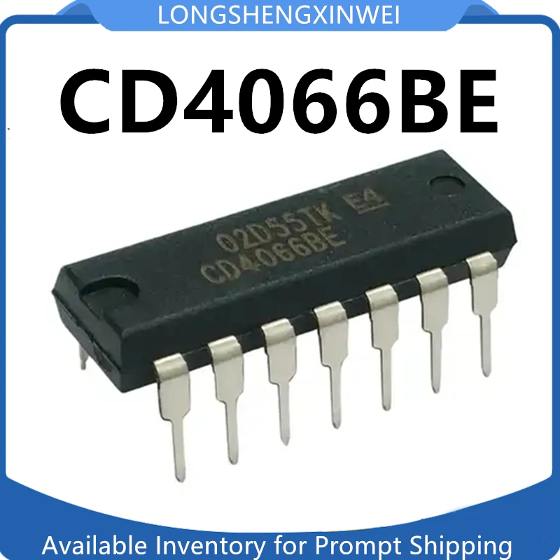 1PCS CD4066 CD4066BE Direct-Plug DIP14 Quad Analog Switch Chip