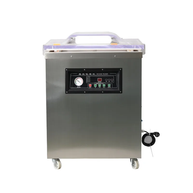 Single chamber vacuum machine DZ-260/DZ-600 Commercial vacuum packaging machine Food plastic packaging Vacuum sealing