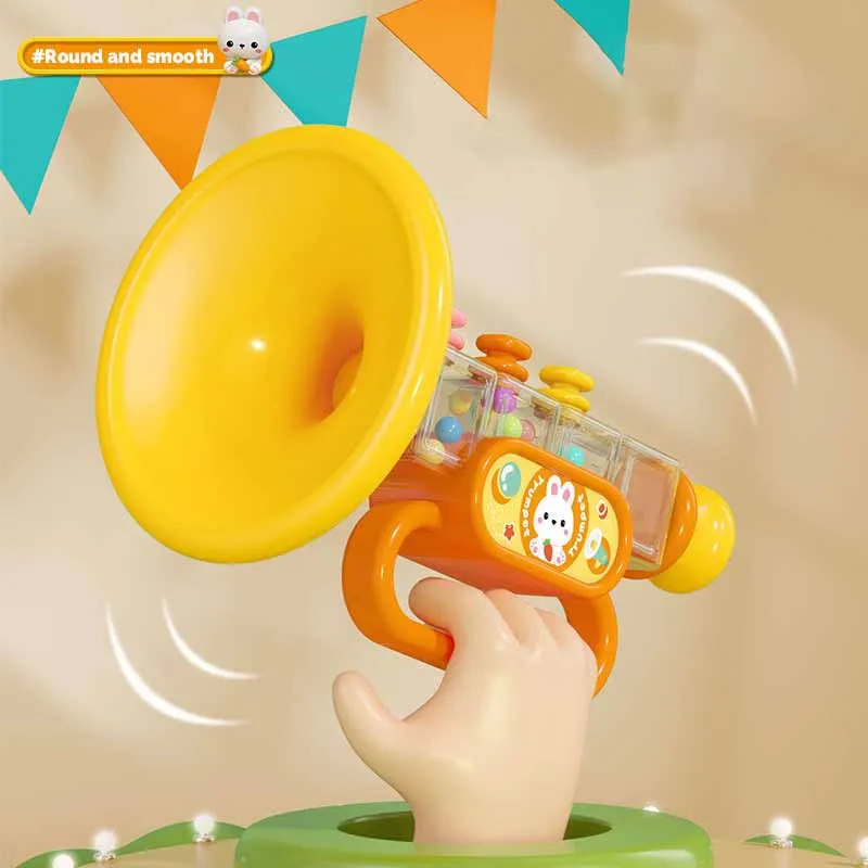 Children Cartoon Cute Bunny Little Horn Toys Baby Can Blow The Mini Little Horn Musical Instrument Toys Baby Birthday Gifts