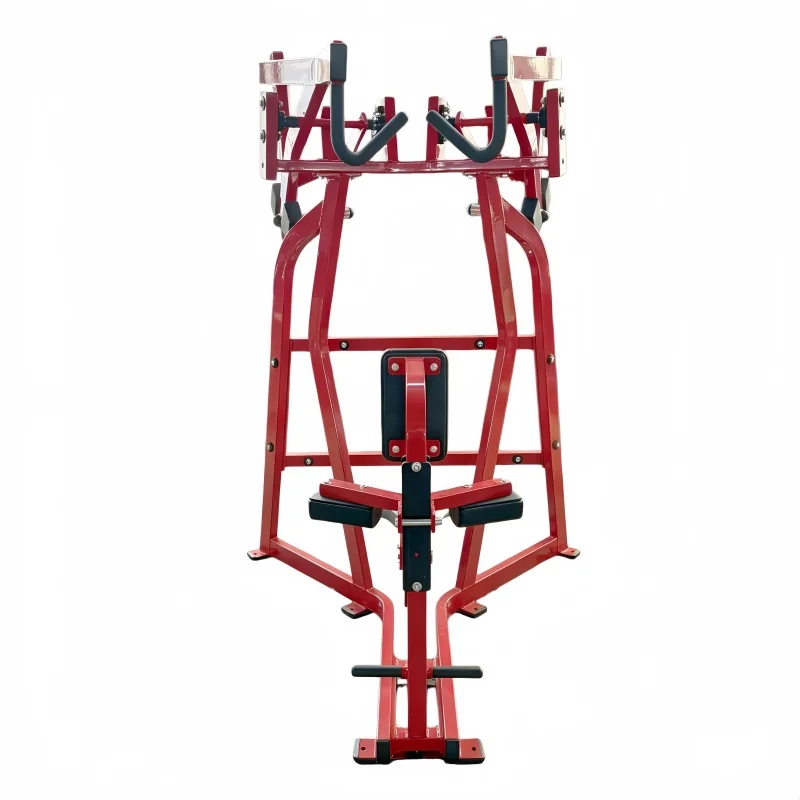 High Quality Multi Super Lateral Lat Pulldown Plate Loaded and Seated Row Machine Gym Lat Pulldown Gym Equipment Strength