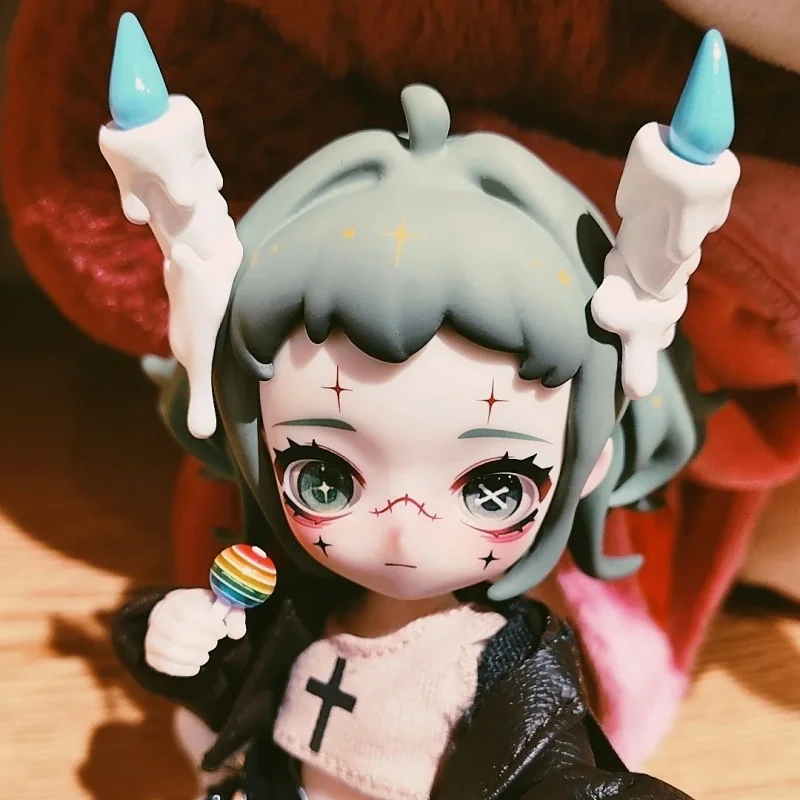 Auf Lager Nyssa Blind Box Eerie Nightmare Serie 1/12 Bjd Gothic Anime Figur mit beweglichen Gelenken PVC Garage Kit Action Spielzeug