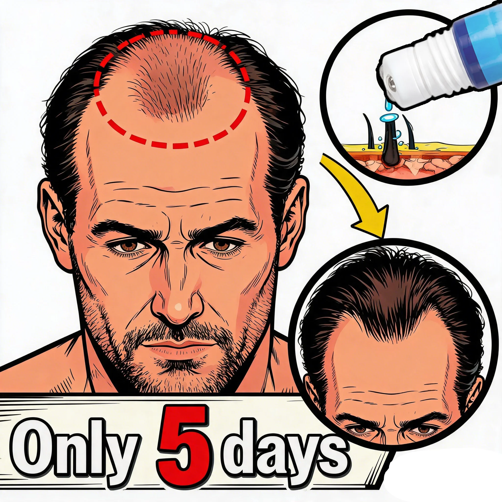 Mess-free roll-on serum for easy scalp care and root nourishment.