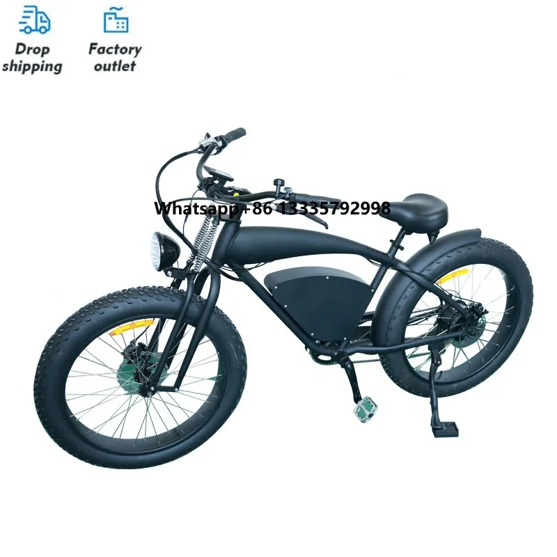 

USA EU Warehouse 26 Inch High Carbon Steel Full Suspension Electric Bikes Ebike Bicycles