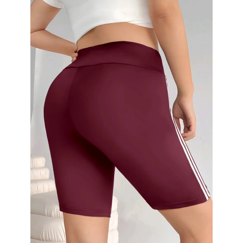 Women's Shorts Simple Versatile Straight Casual Solid Colour Trousers Street Fitness Can Wear Female Sports Five Pants