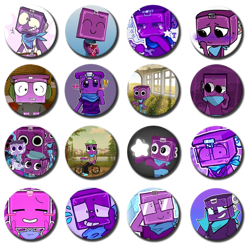 58mm Cartoon Game Character Boxten Button Pin Badge Boxten Brooch Creative Badge for Backpack Clothes Decoration Gift