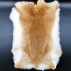 Natural Rabbit Skin, Whole Rabbit Skin, Fluffy, DIY, Stitched Clothing Cushion Home Decoration Clothing Accessories High Quality