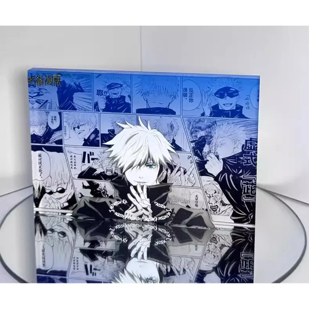 DIY Jujutsu Kaisen Satoru Gojo Geto Suguru Miwa Kasumi Acrylic Card Brick Original Self-produced Anime Movie Crystal Brick