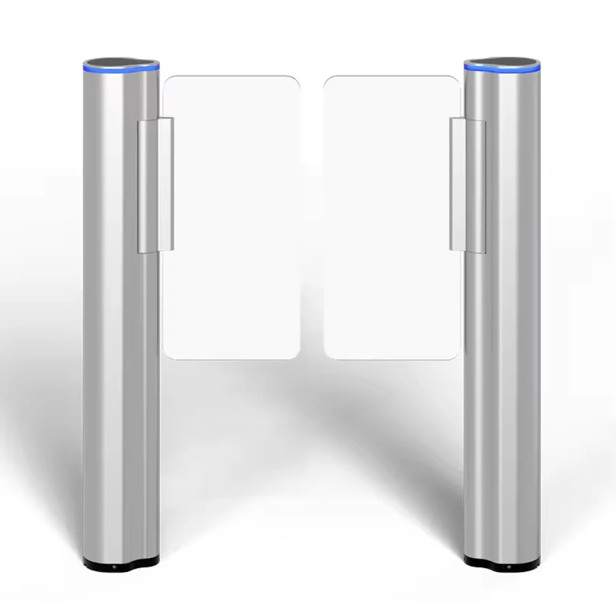 Gym Entry Turnstile Automatic Induction Swing Barrier Gate High Speed Pedestrian Aluminum Alloy Access Control Turnstile System