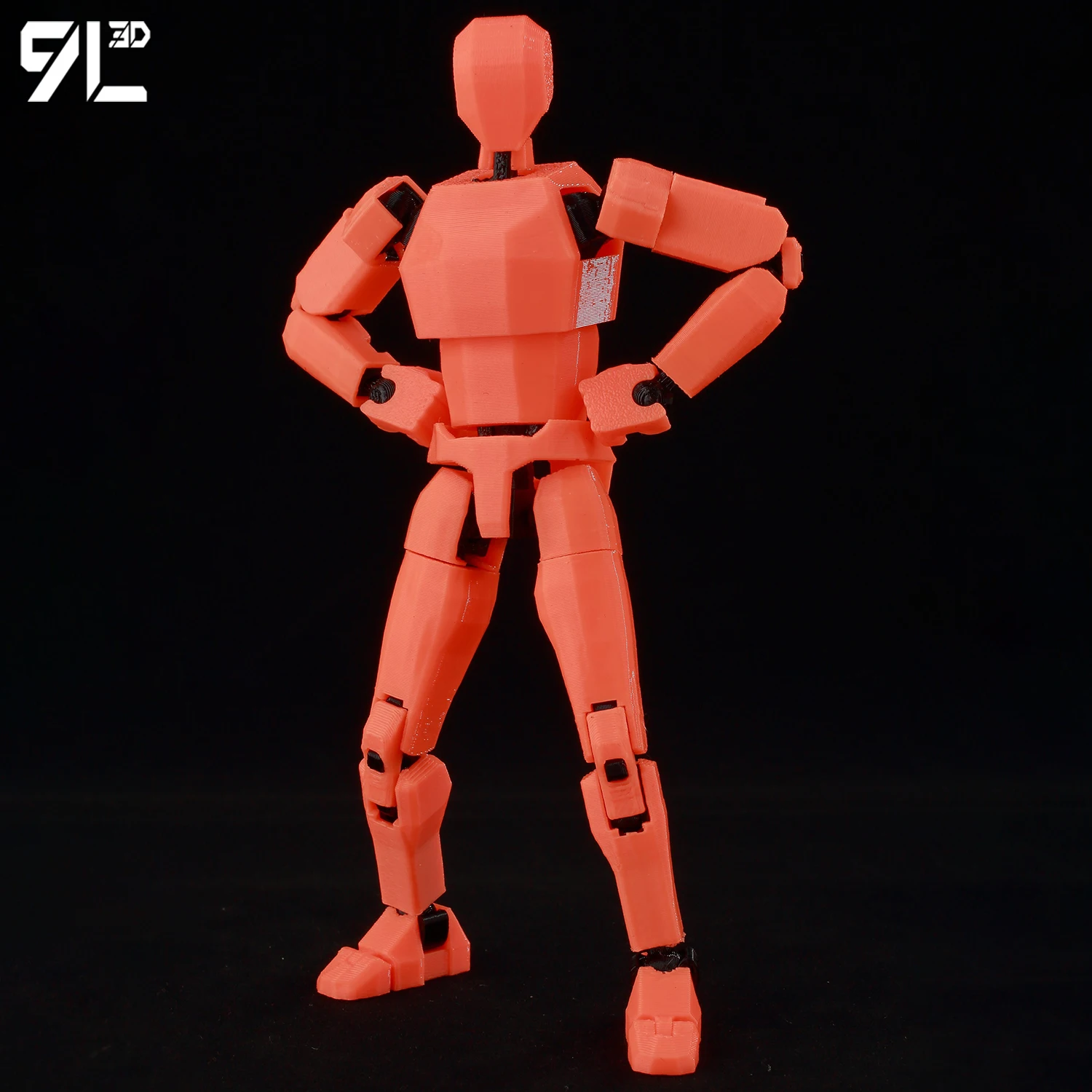 9L 3D-geprinte gelede Dummy13 Lucky13 figuur Multi-Joint Action Body Assembly Kit SHF-compatibel Stop-Motion-animatiemodel