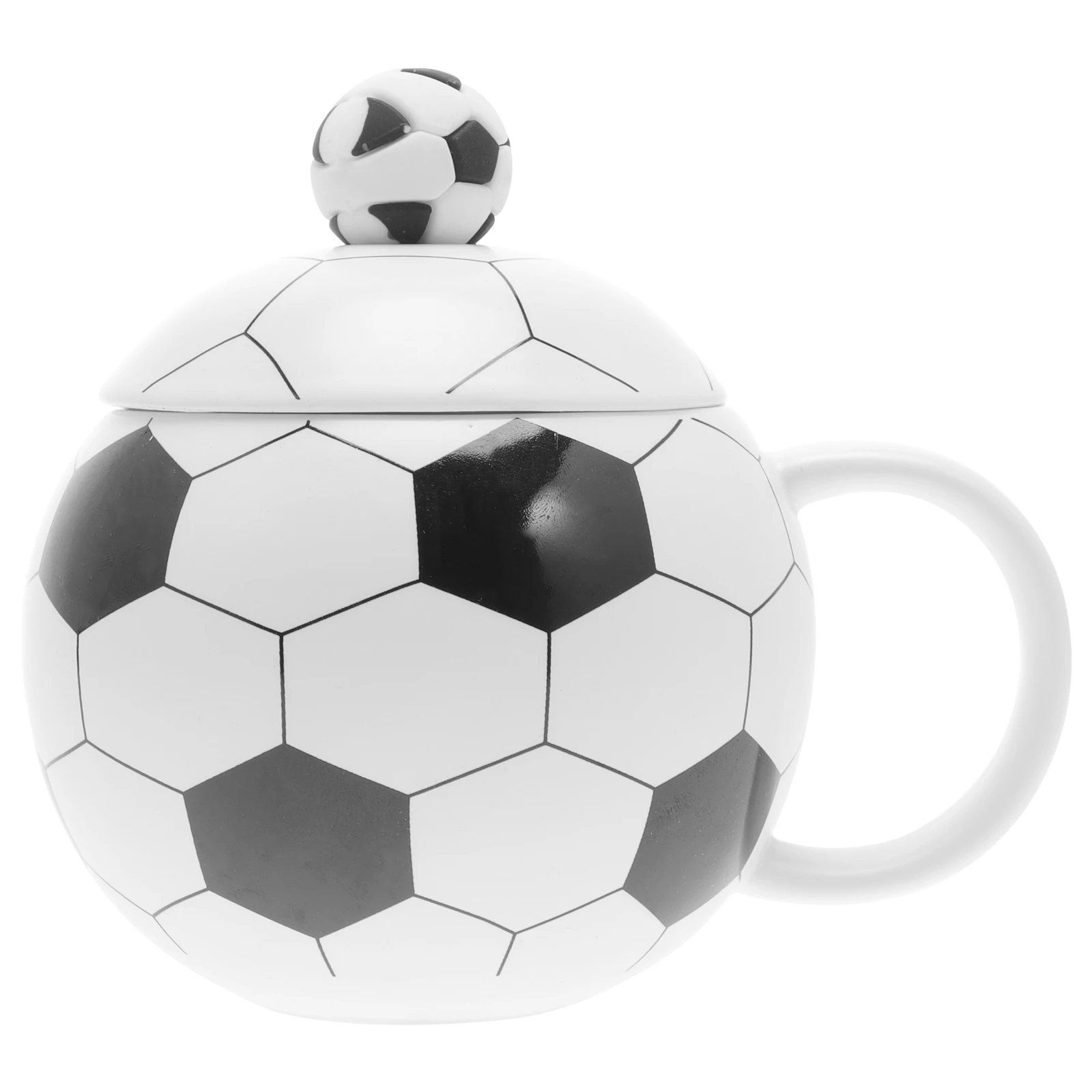 

Ceramic Mug For Coffee Tea Milk Lightweight Portable Excellent Craft Chic And Beautiful Look Soccer Gifts For Milk Hot Chocolate