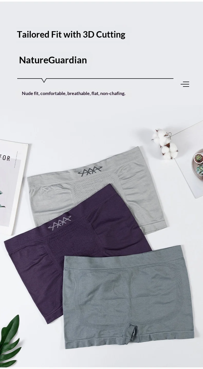 1 Stück Nahtlose Unterwäsche Herren Boxershorts Hochelastische Unterhose Atmungsaktive Slips Sexy Slim Lingerie Eng anliegende Trunks – Detail 12
