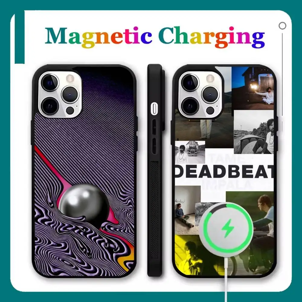 

Чехол для телефона Tame I-Impala Deadbeat для iPhone 17,16,15,14,13,12,11, Pro, Max, Plus, Mini, Air, SE Magsafe с магнитной беспроводной зарядкой