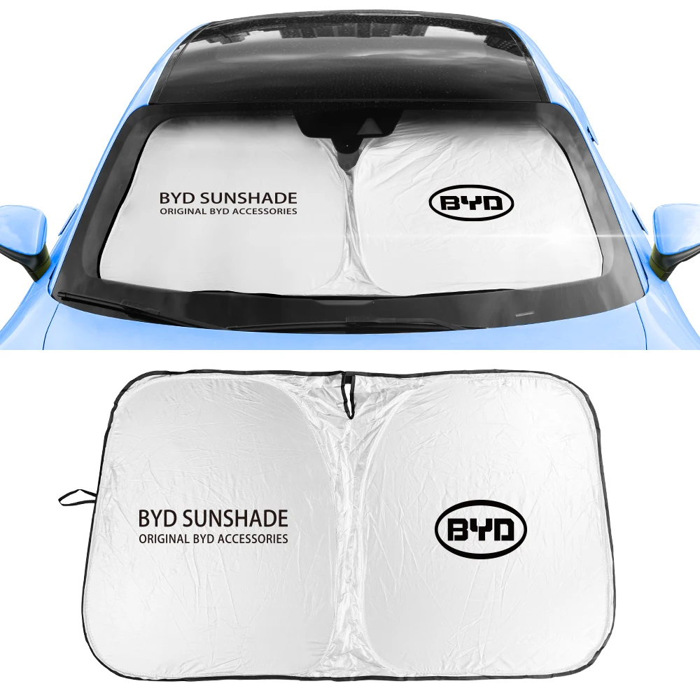 Car Interior Windshield Sunshade Sun Visor For BYD Tang F3 E6 Atto 3 Yuan Plus Song Max F0 G3 I3 Ea1 Dmi 2din 2014 G6 Qin Pro