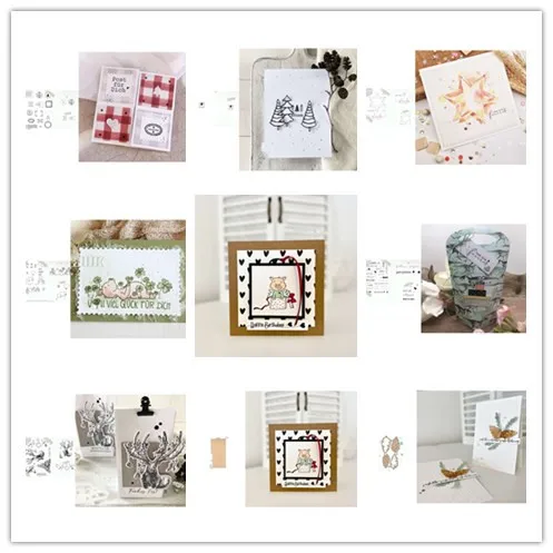 Neuankömmling Presell Elch Briefmarken für DIY Scrap booking/Fotoalbum dekorative Prägung DIY Papier karten