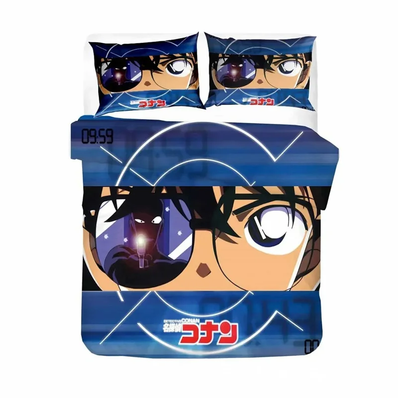 3D Printed Anime Detective Conan Bedding Sets exquisite bed supplies set duvet cover bed comforter set luxury birthday gift