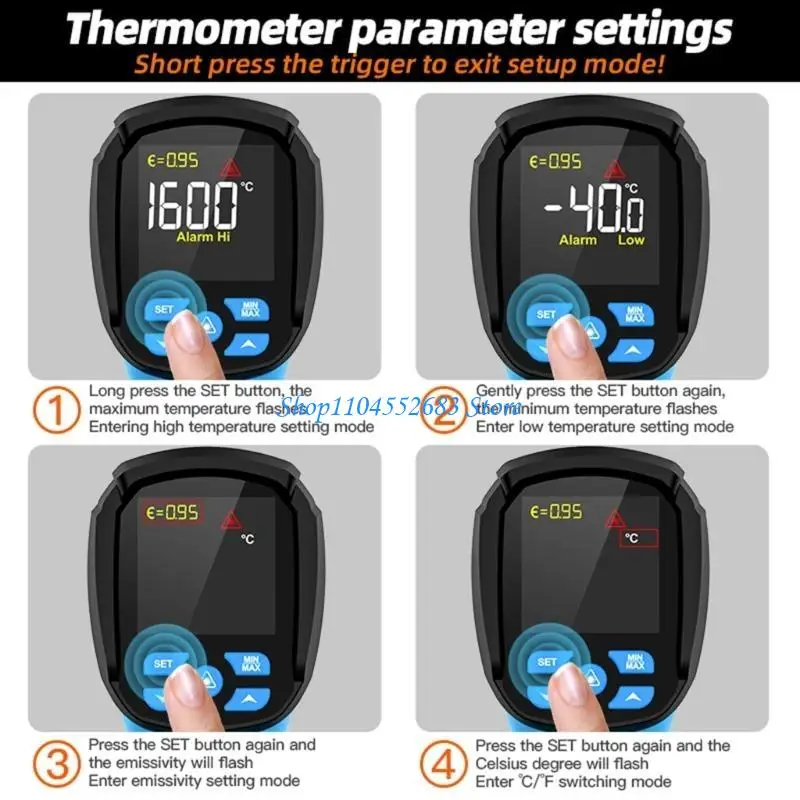

Y6GD MESTEK Pyrometer Thermometer -40°C~1200°C