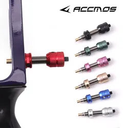 Recurve Bow Archery Cushion Plunger, Screw-in Pressure Button, Aluminum Alloy, Shooting Hunting Equipment