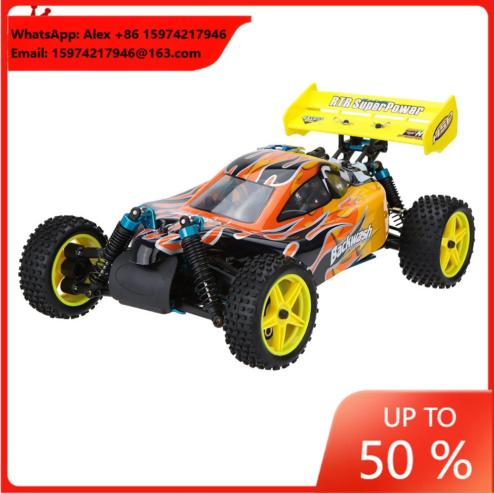 High Quality 1/10 Scale 4WD Powered Off-road Buggy Rc Car Gas With 18cxp 18cxp Engine 2.4G Radio Control Car