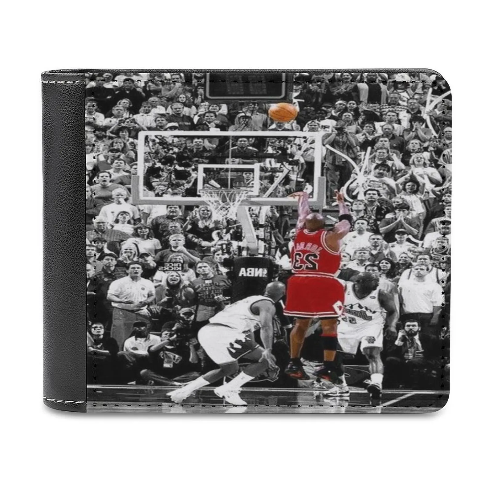 Basketball 3d Printing Men\'S Wallet Women\'S Wallet Custom Wholesale Card Bag Wallet Basketball Fan Gifts Custom Wallet Pattern