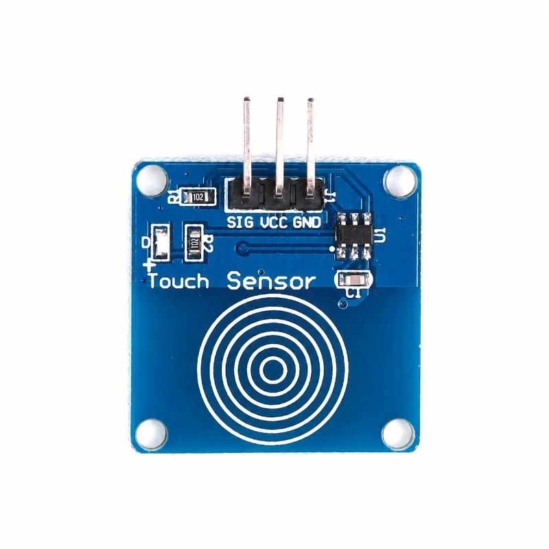TTP223 Touch‑sensor Module Single‑channel Tactile Switch Unit MCP4725 I2C DAC Breakout Board 12‑bit  Digital‑to‑analog