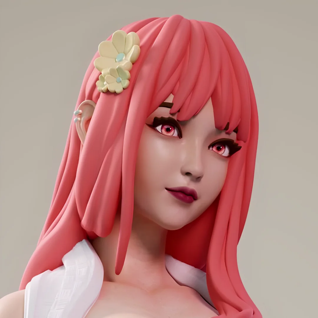 

1/24 Scale 80mm heigh Resin Figure Summer girlfriend series full-boutique limited edition Winnie Nsfw Model Kit Unpainted 1252