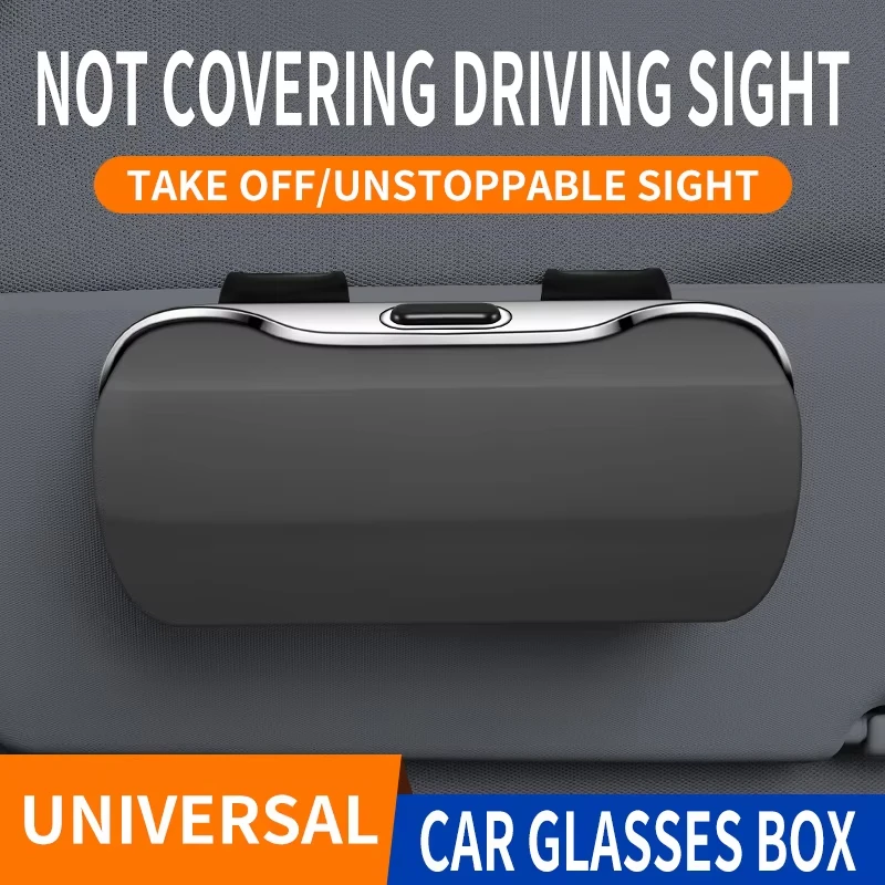 Car Sunglasses Holder Car Glasses Storage Box For MG ZS MG4 EV HS MG3 MG5 EV Marvel R MG ONE MG GT MG HS PHEV
