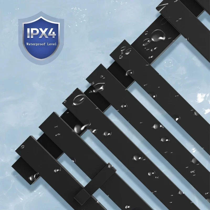 Elektrische Badhanddoek Verwarming Rek Droger Verwarmd Touchscreen, Wifi-Verbinding 220V