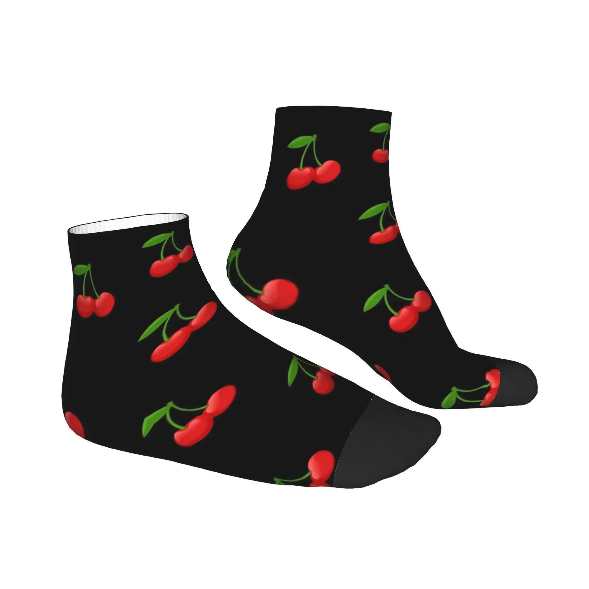 Calzini Cherry per tutte le stagioni Calzini Harajuku che assorbono il sudore Calze casual per uomo Donna Regali