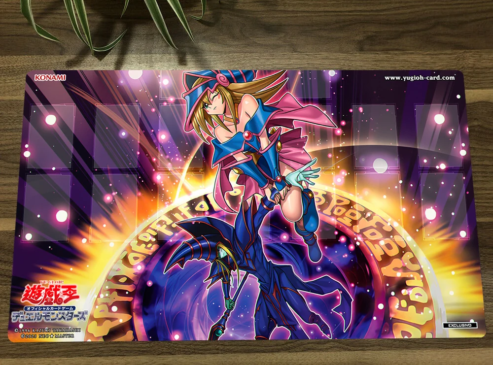 YuGiOh Magician Salvation TCG CCG Mat Trading Card Game Mat Playmat Table Desk Playing Mat Mouse Pad 60x35cm Free Bag