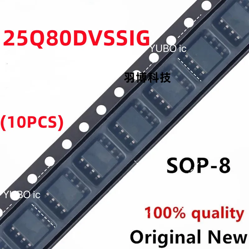 

(10piece)100% New W25Q80DVSSIG W25Q80DVSIG 25Q80DVSSIG 25Q80DVSIG 25Q80DV 25Q80 SOP-8 Chipset