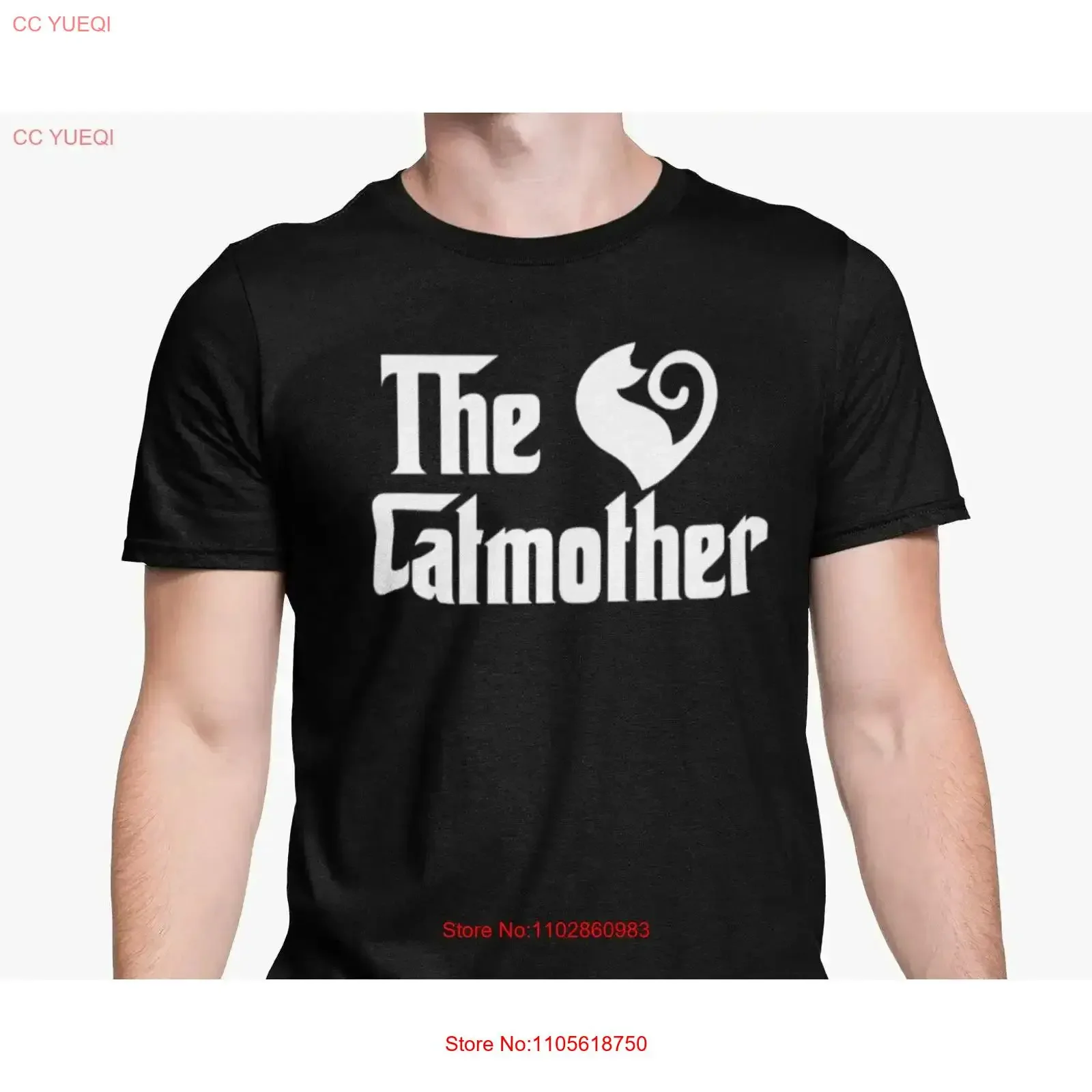 The Catmother T Shirt Cat Mum Pet Owner Funny Novelty Joke Present Mother's Day Friend Christmas Birthday Secret Santa vintage