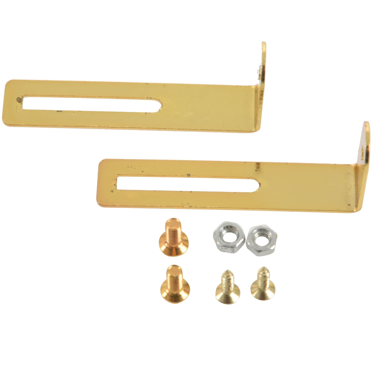 Pickguard Bracket Mounting Screws for Gibson Les Paul Electric Guitar Repalcement( Pack of 2) (Gold)