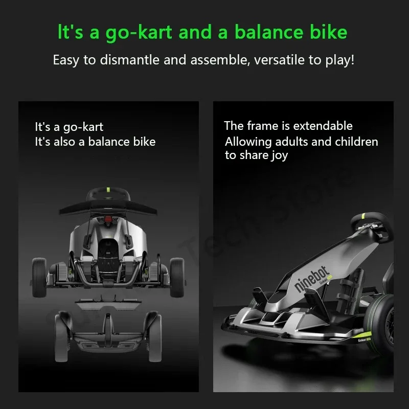 Original Ninebot By Segway Electric GoKart Pro 2 4800W For Kid And Adult 40km/h Outdoor Race Go kart Pro2 Self Balance Scooter