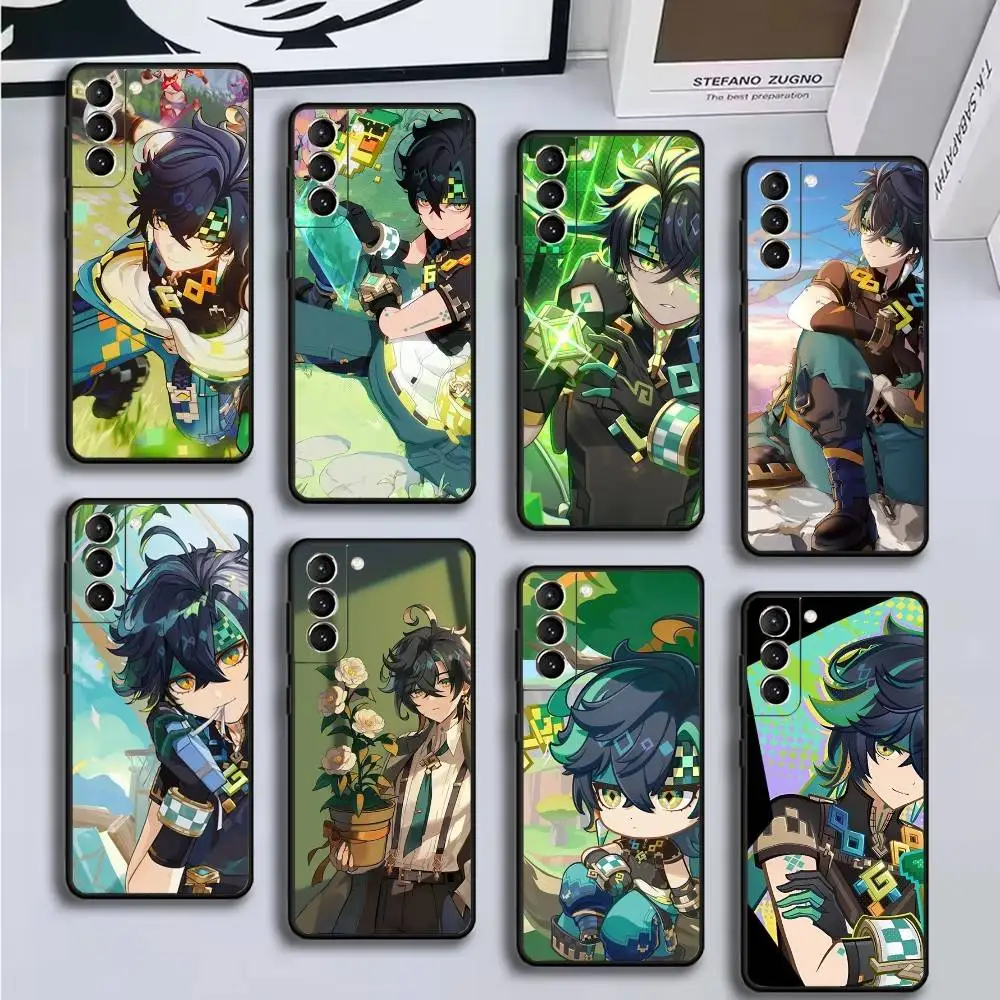 

Game Genshin Impact Kinich Phone Case For Samsung GalaxyA13,21s,22,31,32,52,53,71,72,73,Soft Black Cover