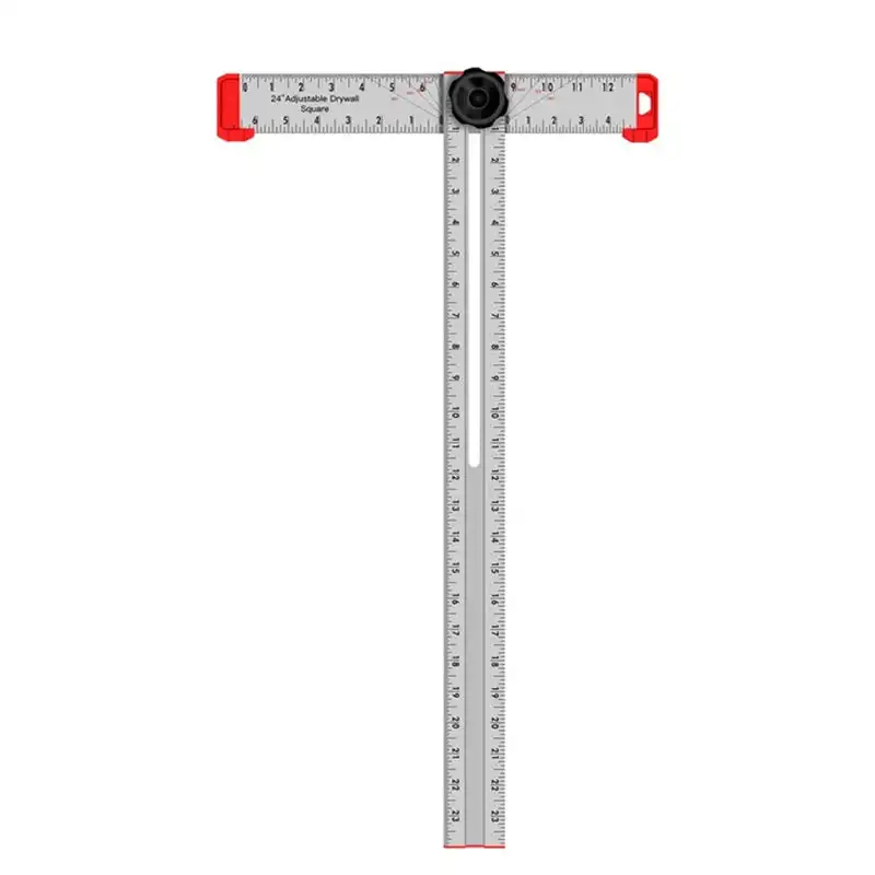 

60CM 90/45 Degree Precision High Carpentry Movable Square Large Marking Woodworking Movable Combination Angle Ruler