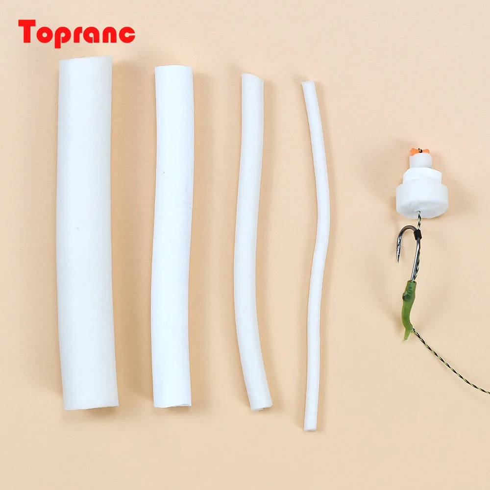 Topranc Premium EVA Carp Fishing Foam Stick Cylinder Float Making Fly Tying Rig Sticks Pop-ups Baits 100mm Fishing Accessories