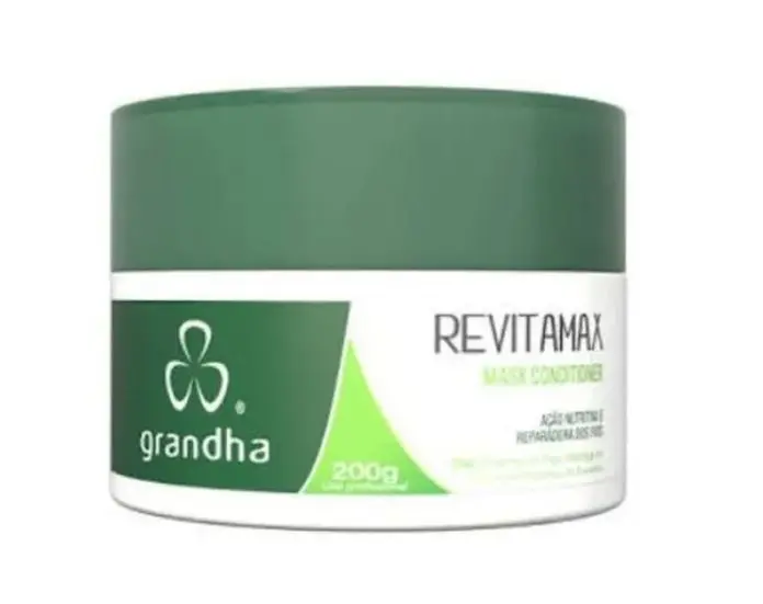 Grandha Revitamax Mask Conditioner 200g Para Cabelos Alisado