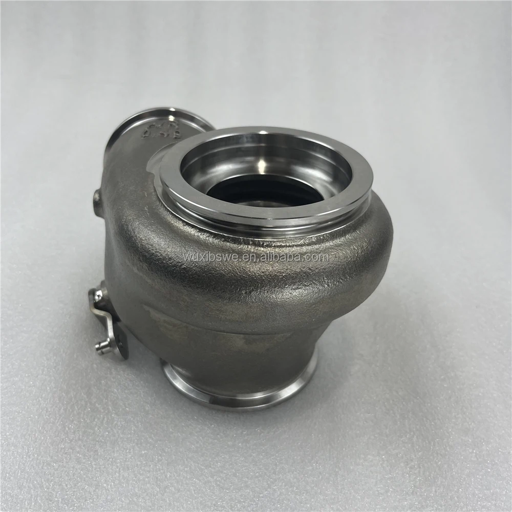 الشاحن التربيني G25 عكس دوران التوربينات الإسكان 871388-5001S 871388-5002S AR 0.49 V-الفرقة الفولاذ المقاوم للصدأ يناسب G25-550 G25-660