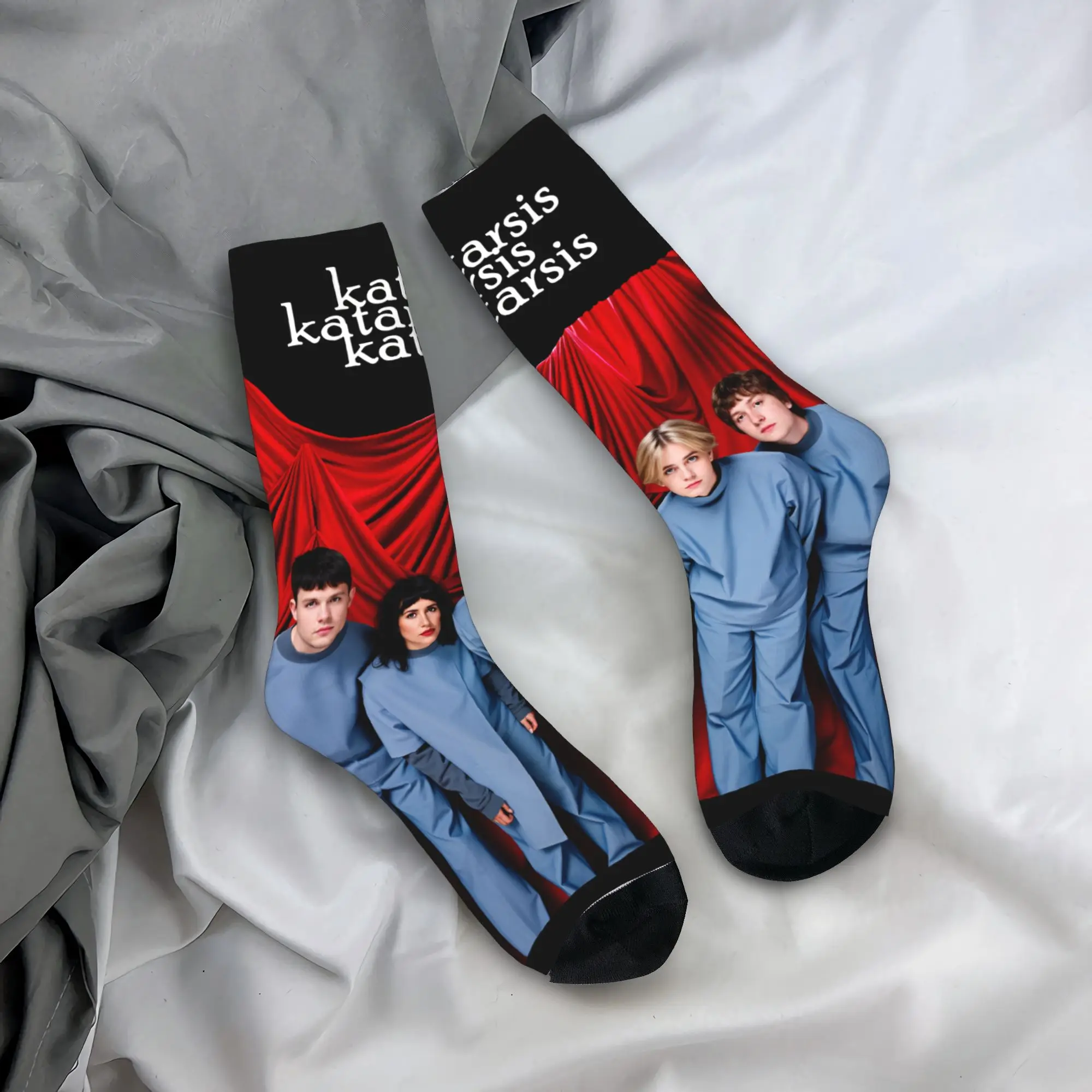 

Men's Socks Katarsis Stockings Autumn Leisure Comfortable Socks Graphic Climbing Anti Slip Socks