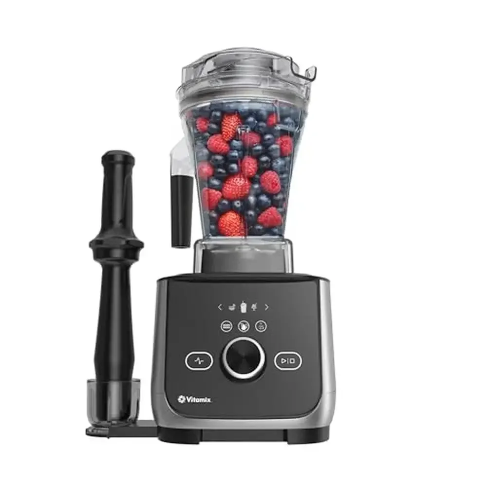 Professional Blender with 5 Blending Programs 48oz Container Variable Speed Pulse Tamper Holder and Indicator 15-Seconds Button