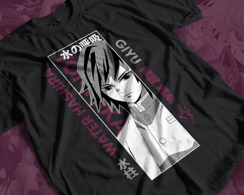 

Hashira Giyu Anime T-shirt Unisex, Demon Lovers Shirt, Graphic Anime Tee,