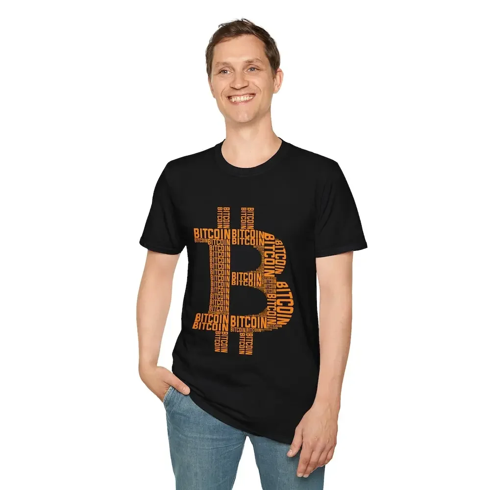 Bitcoin Btc Logo Crewneck T Shirt Crypto Cryptocurrency Satoshi Nakamoto Blockchain