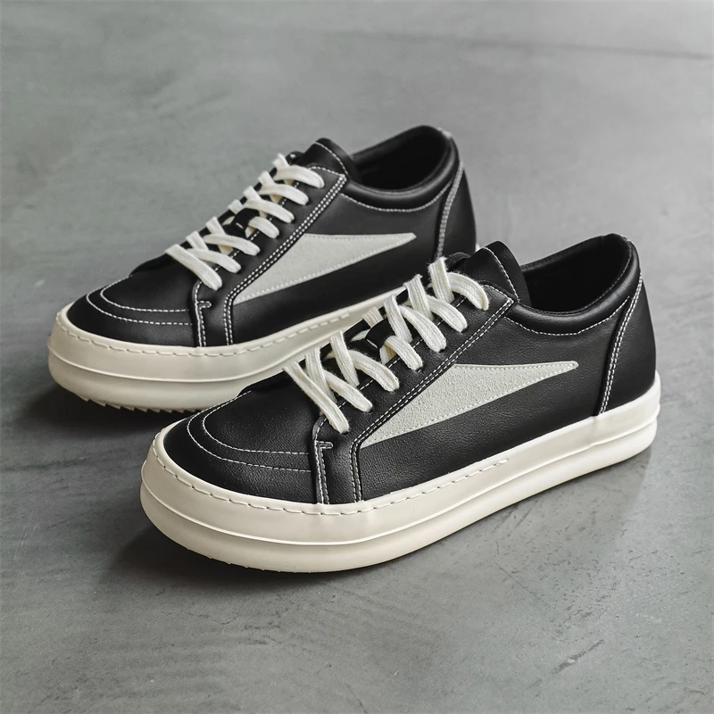 ​2025 Men’s Trendy Skate Shoes– Cool Street Style, Retro American Design, Thick Sole, Casual & Multipurpose