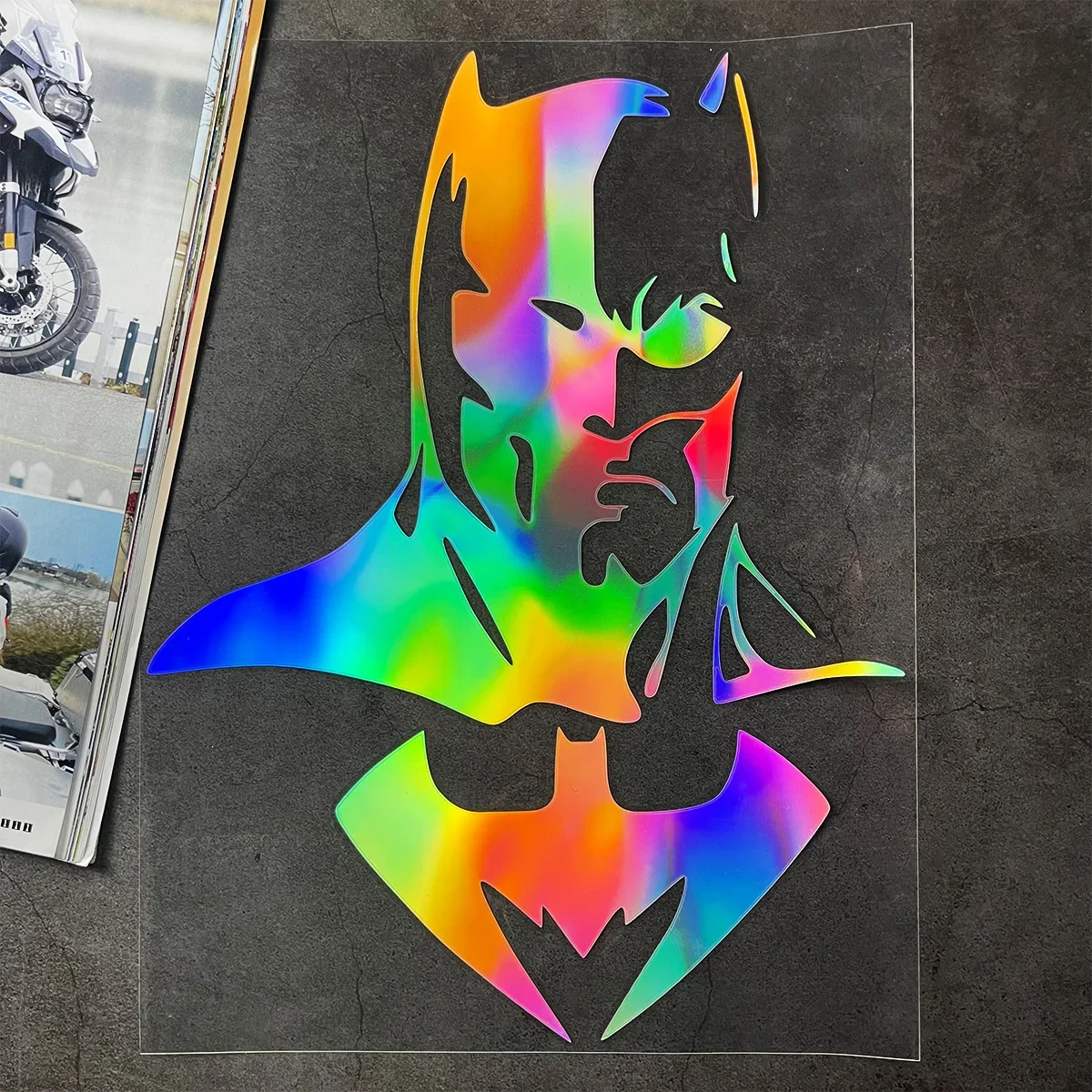 Bat Stickers Car Accessories Window Door Windshield Scratch Cover Cartoon Cool Motorcycle Reflective Decal Batmans Decoration