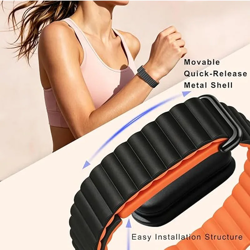 Band for Google Fitbit Air smart Strap bracelet silicone magnetic sport loop wristb replacement belt for Fitbit Air Bands Case