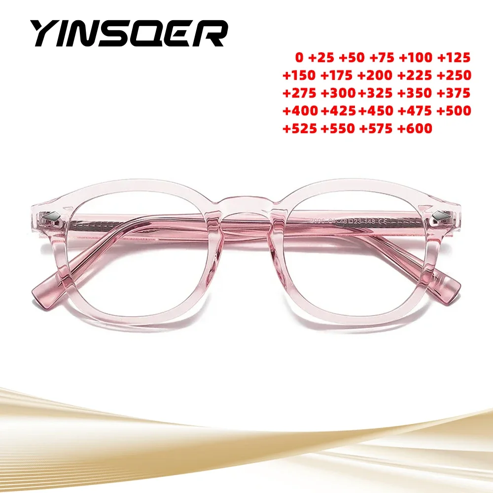 

Higher Quality Design Reading Glasses for Women TR90 Anti Blue Light Eyelasses Round Myopia Customized Prescription Eyewear