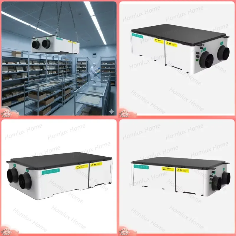 150L Commercial Dehumidifier for Plant Growing Room Ceiling Mounted Swimming Pool Basement Garage Indoor Humid Control Heavy
