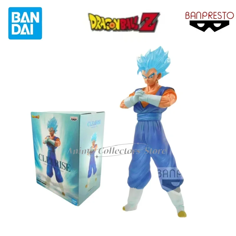 Bandai BANPRESTO Dragon Ball Super Blue Jelly Head Gogeta Vegetto Vegeta IV Anime Character Model Toys Desktop Ornaments Gifts